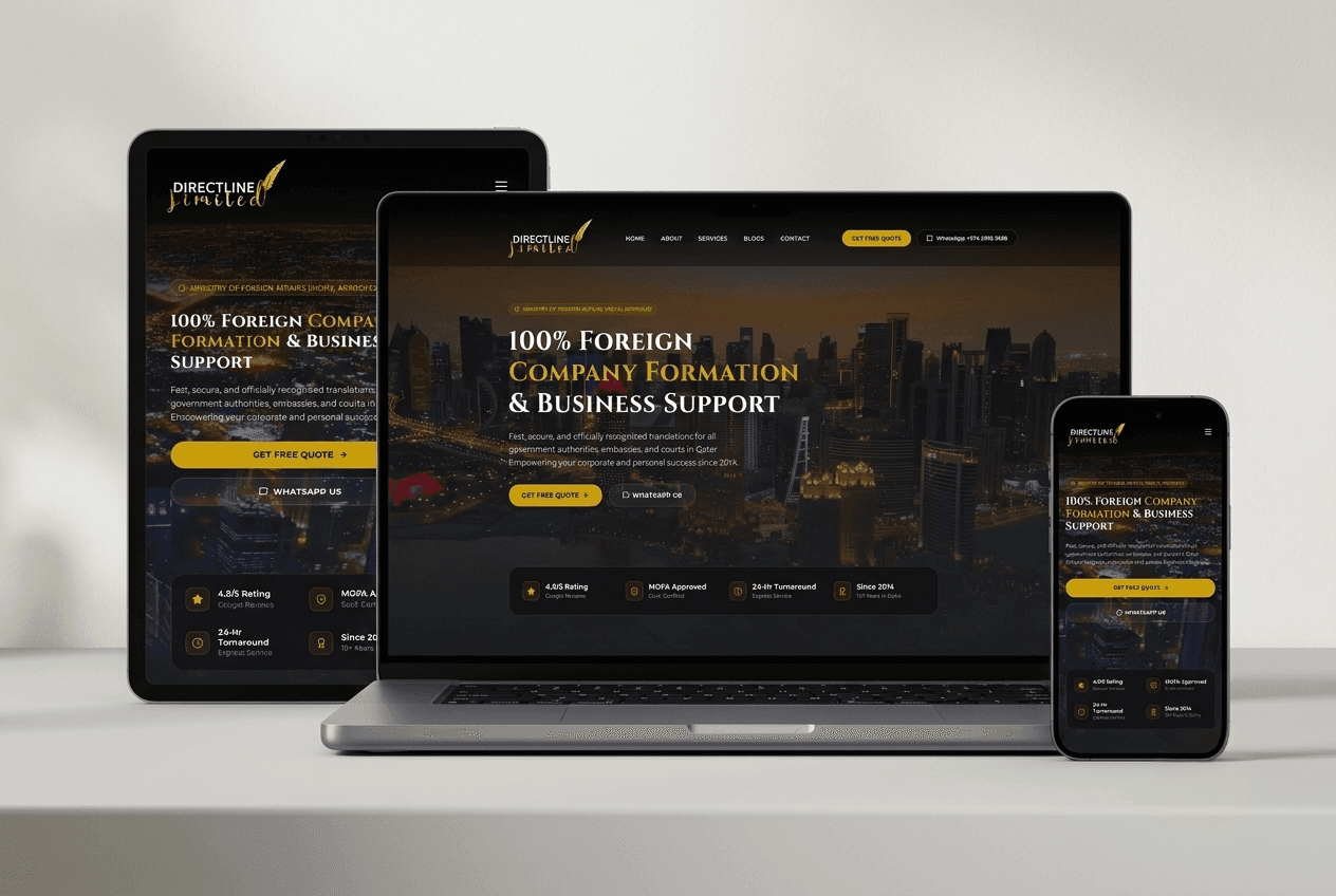 Directline Limited Website - Image 1